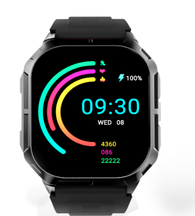 HiFuture Ultra 3 Smartwatch – Black | AMOLED Display, 7-Day Battery, Bluetooth Calling