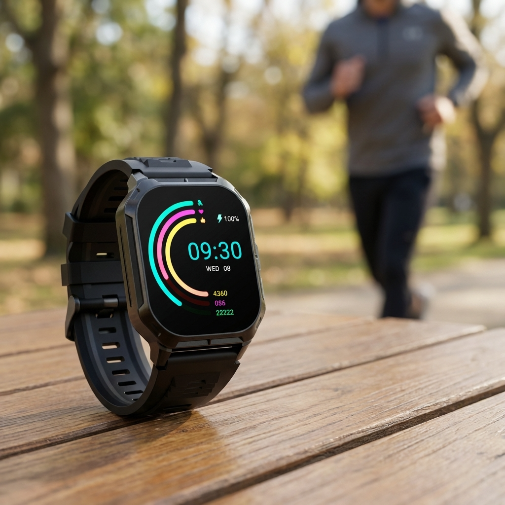 HiFuture Ultra 3 Smartwatch | Bluetooth Calling, AMOLED Display, Fitness & Health Tracking – Black